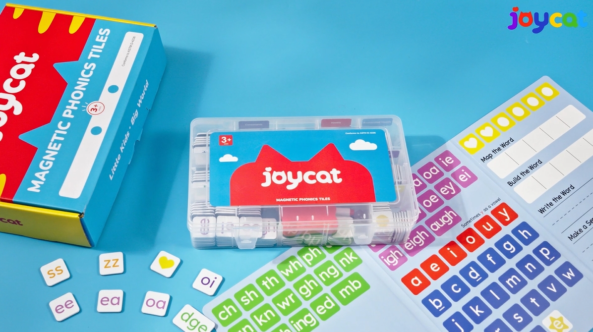 Amazon.com: JoyCat 265 Phonics Magnetic Letter Tiles- Hooked on