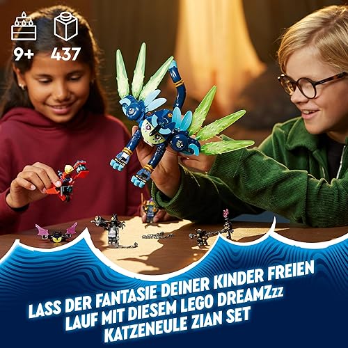 LEGO DREAMZzz Zoey & Cat Owl 71476 — galinė pusė