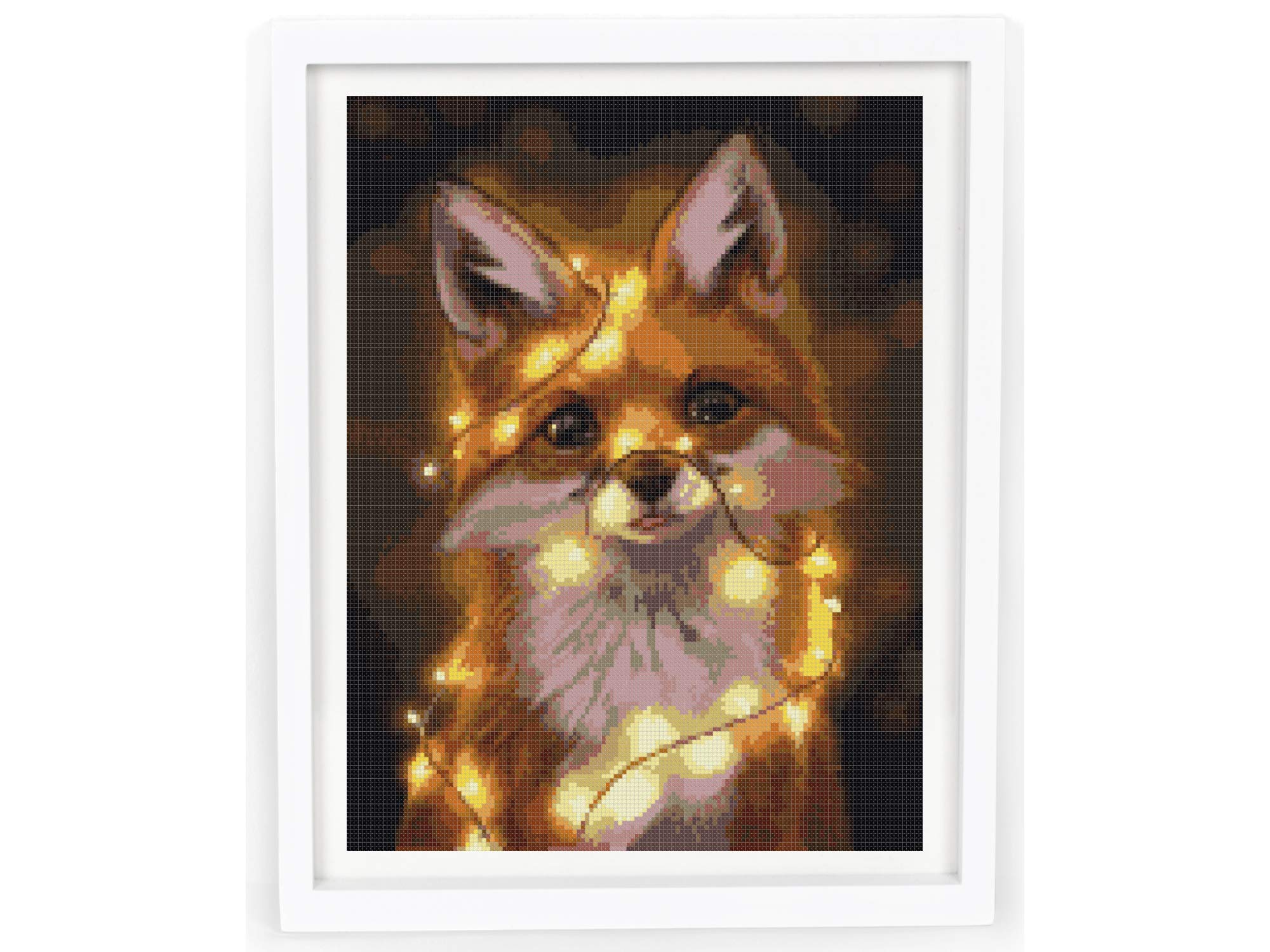 Cross Stitch Pattern Fox PDF, Counted Modern Cute Animals Cross Stitch Design, Home Baby Wall Decor DIY, Materials are NOT Included!