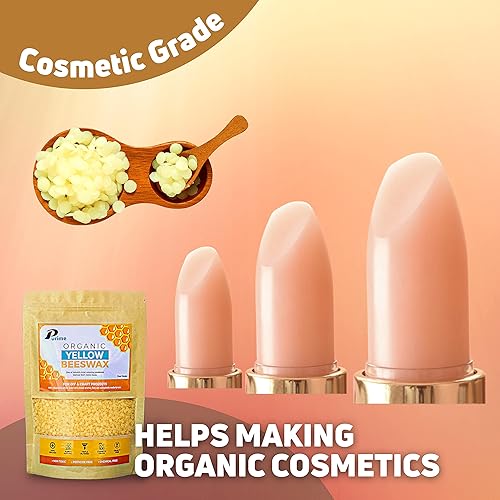 Miniatura 4 de Pellets de cera de abeja orgánica de 1 libra, certificado por el USDA, blanco puro para hacer velas y lociones, cera de abeja de grado alimenticio