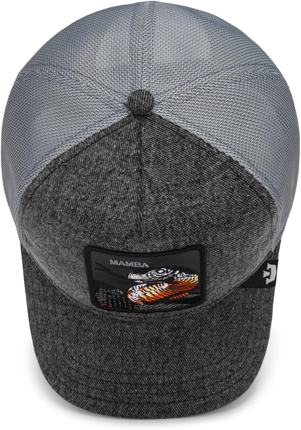 Goorin Bros. Core Combo Trucker Hat for Men and Women, Grey (The Mamba), One Size - Image 4