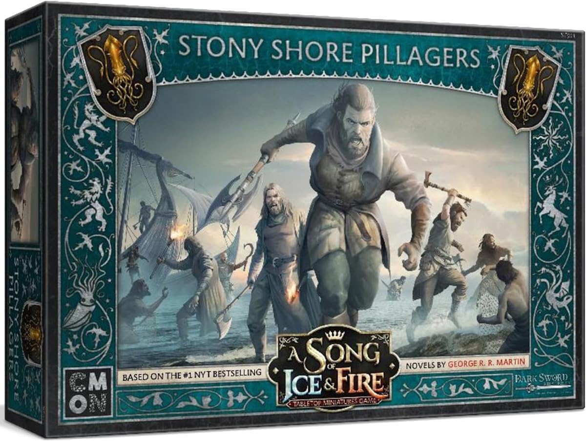 CMON A Song of Ice & Fire TStony Shore Pillagers Unit Box | Compatible with the A Song of Ice & Fire Tabletop Miniatures Game. Ages 14+, 2+ Players, 45-60 Mins