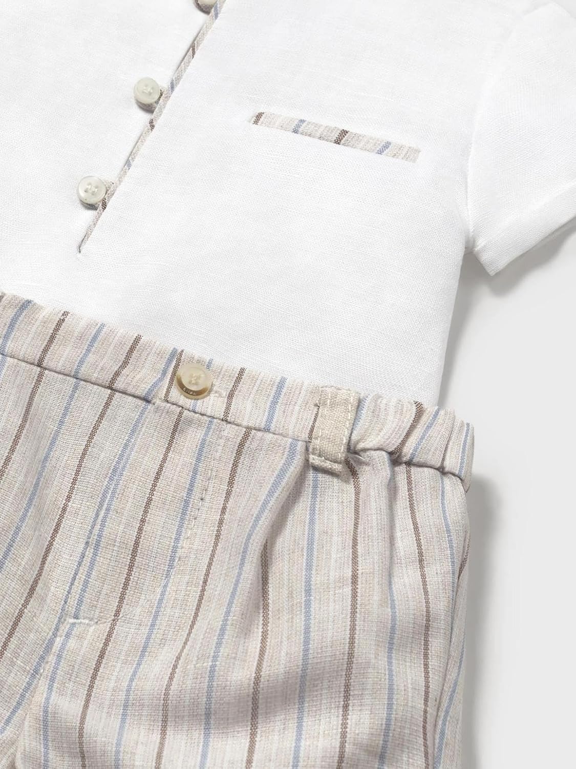Mayoral Flat Short Set for Baby-Boys Linen-Rivi