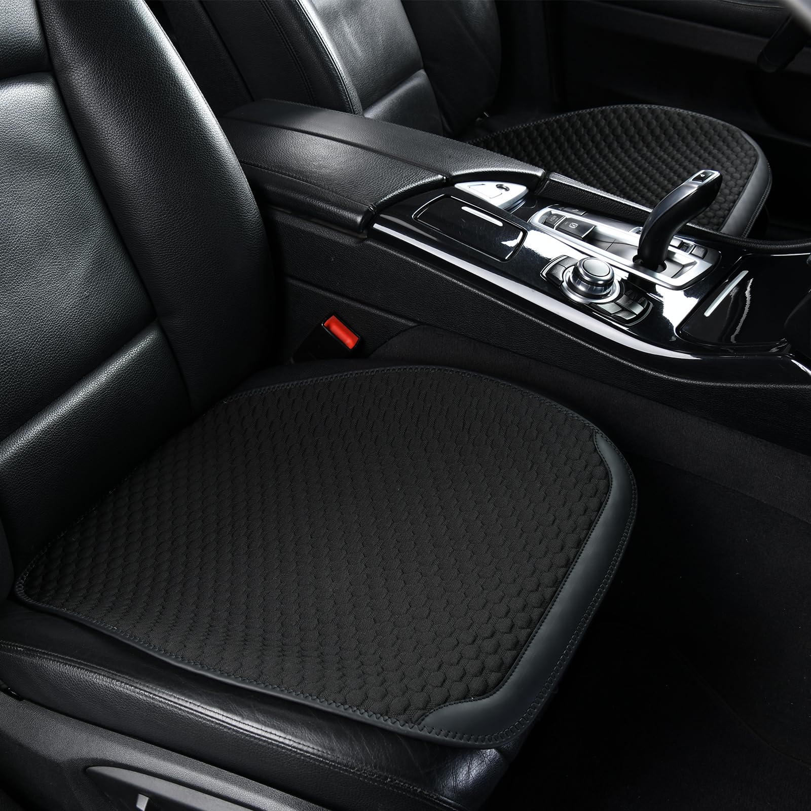 XCBYT Coussin Avant Voiture 2 Pièces, Super Respirant, Protection Siège Antidérapante, Housse Universelle, Doux et Confortable