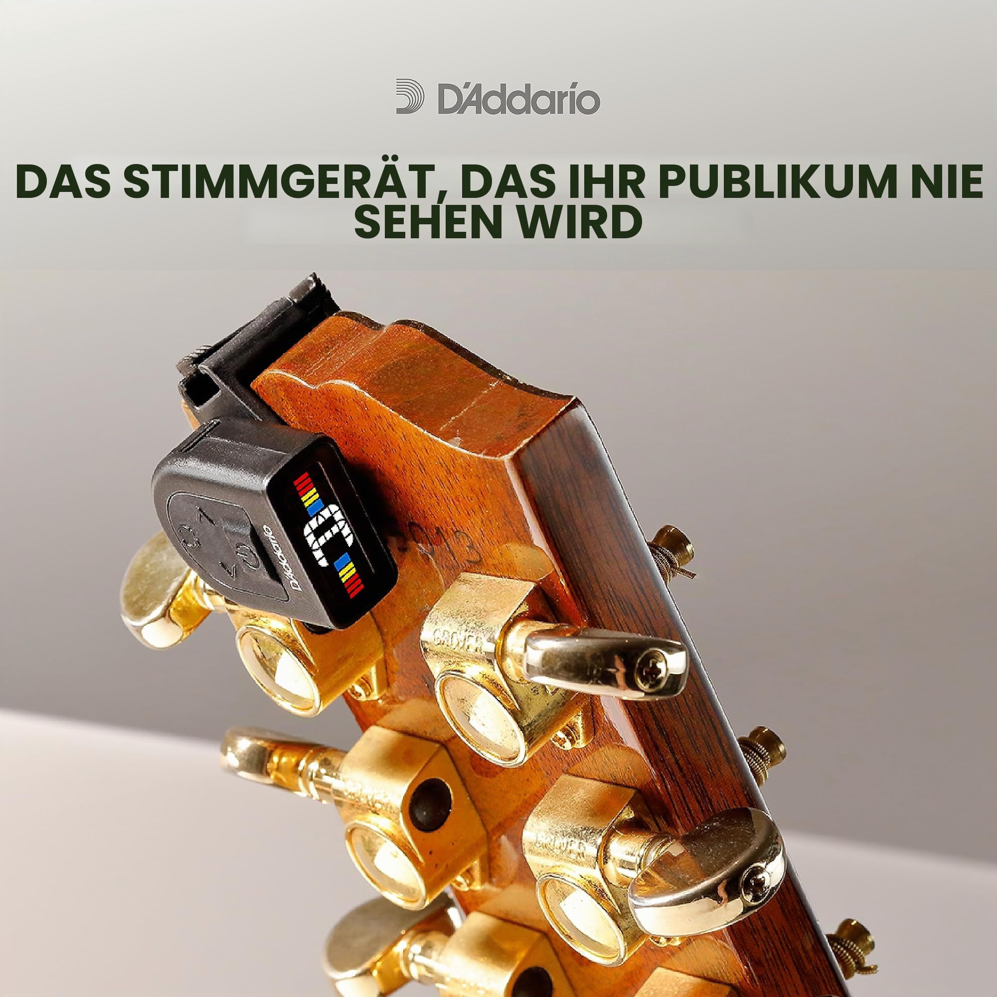D'Addario Micro Headstock Tuner, 2er-Pack | D'Addario Stimmgeräte bieten schnelle, präzise Stimmung in einem kompakten Design mit gut ablesbarem Display.