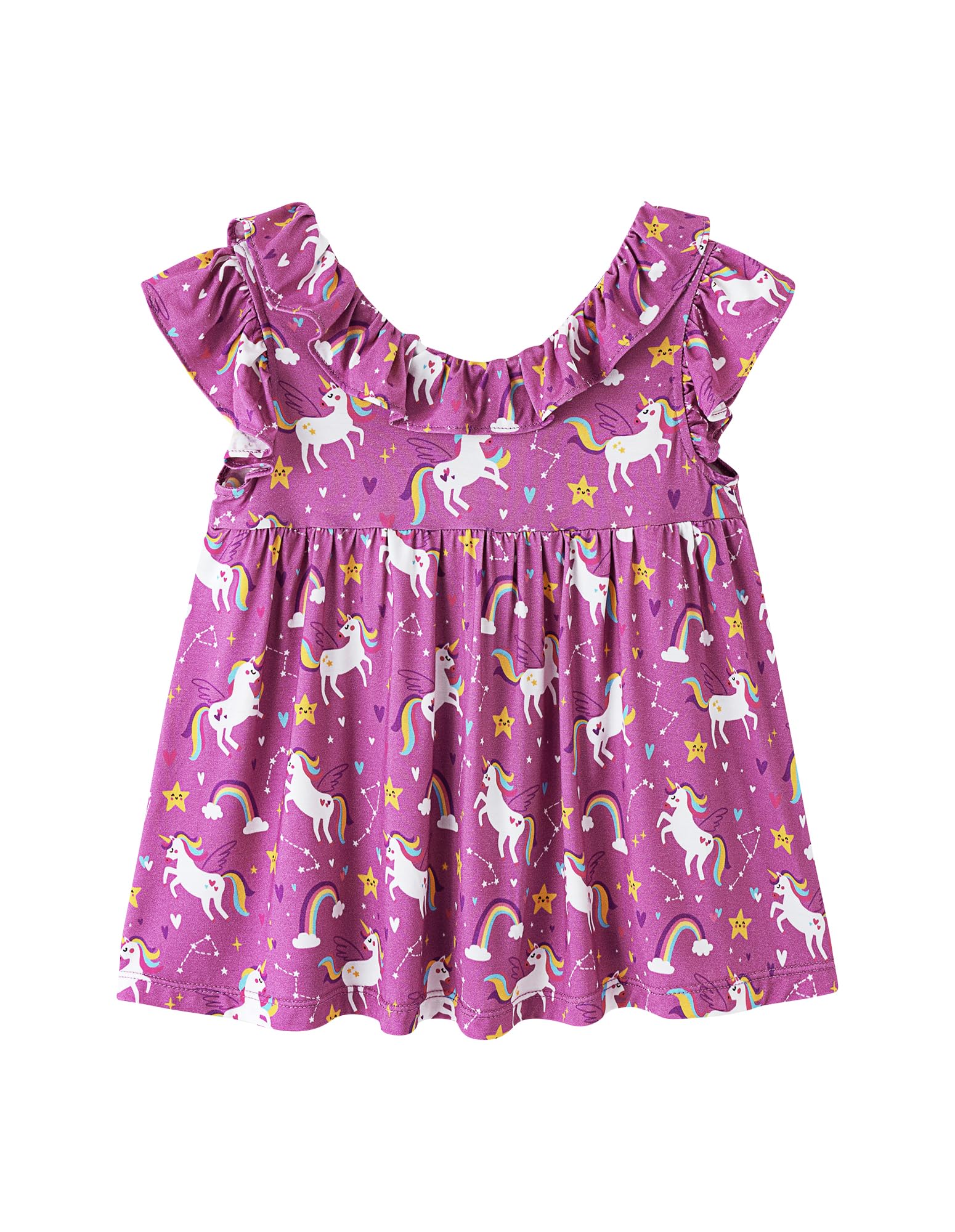 Baby Girl Sleeveless T-Shirts Toddler Infant Girls Tank Top T-Shirt Viscose from Bamboo Summer Cool Tees 3Months-5T