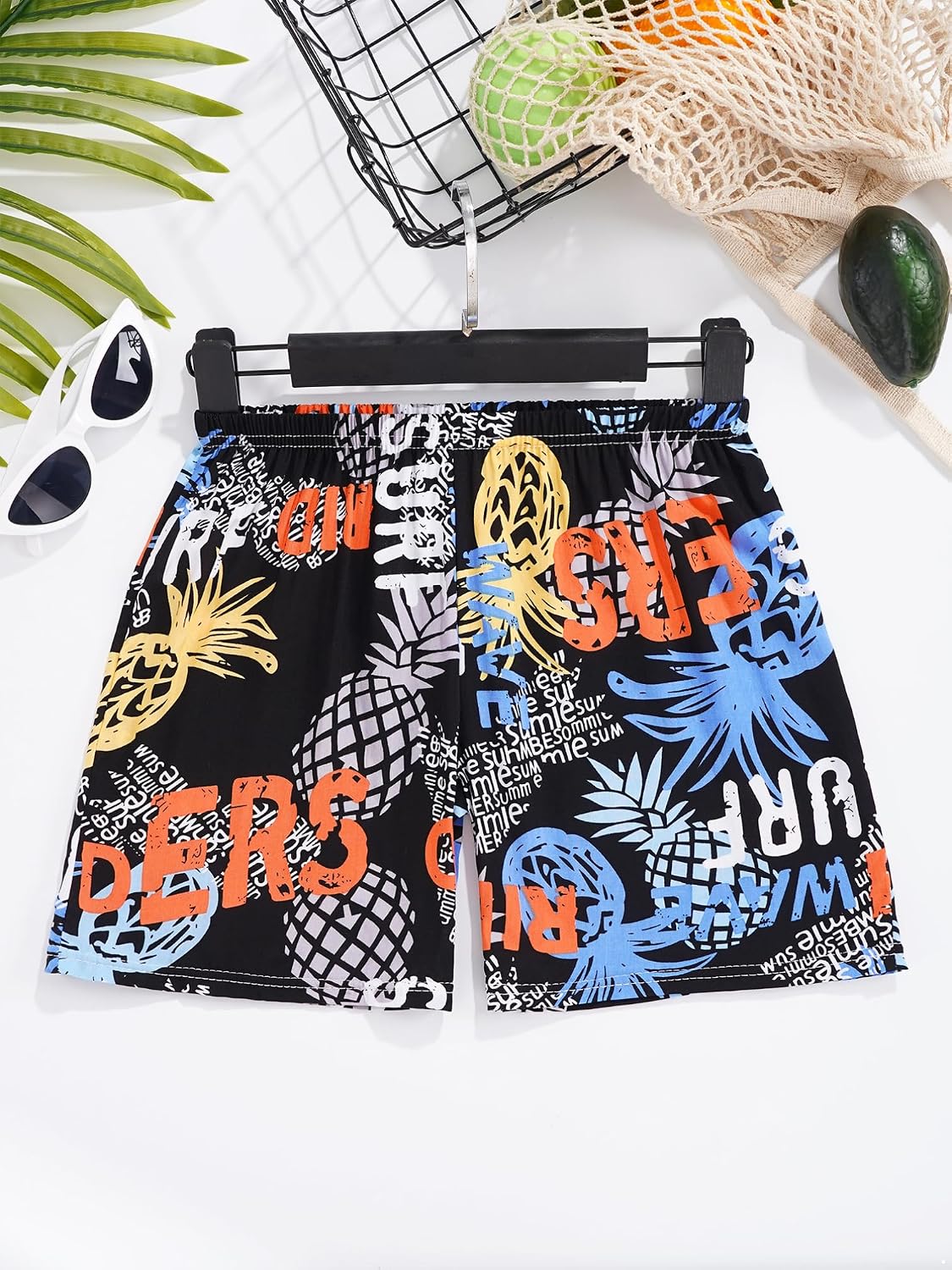 Jhaoyu Boys 3D Printed Swim Trunks Summer Quick Dry Board Shorts Casual Beach Swimsuit