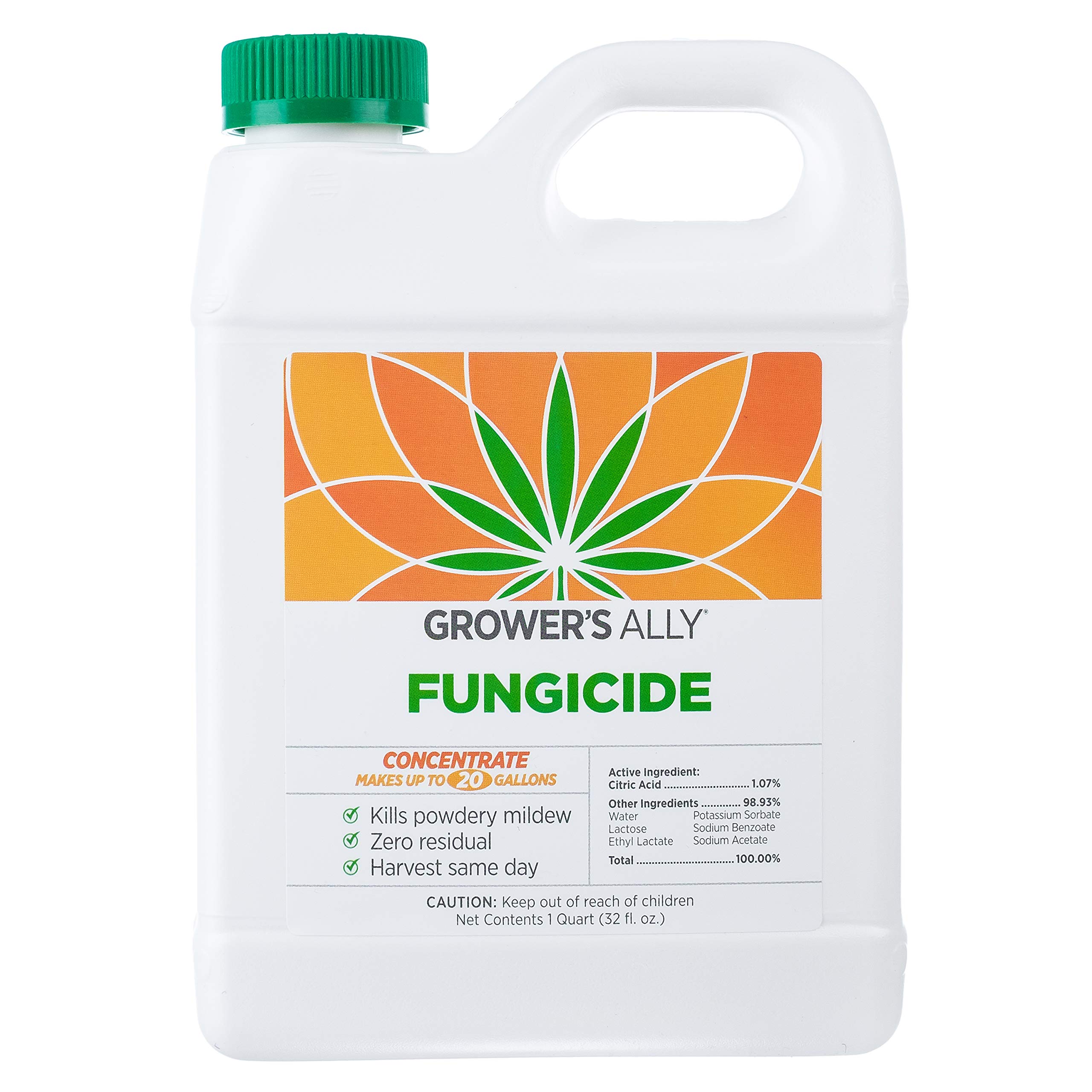 Fungicide for Plants Concentrate 32 oz | Plant Fungicide Treatment Control for Powdery Mildew, Fungus and More - Trusted by Cultivators for Indoor & Outdoor Use, Makes 20 Gallons