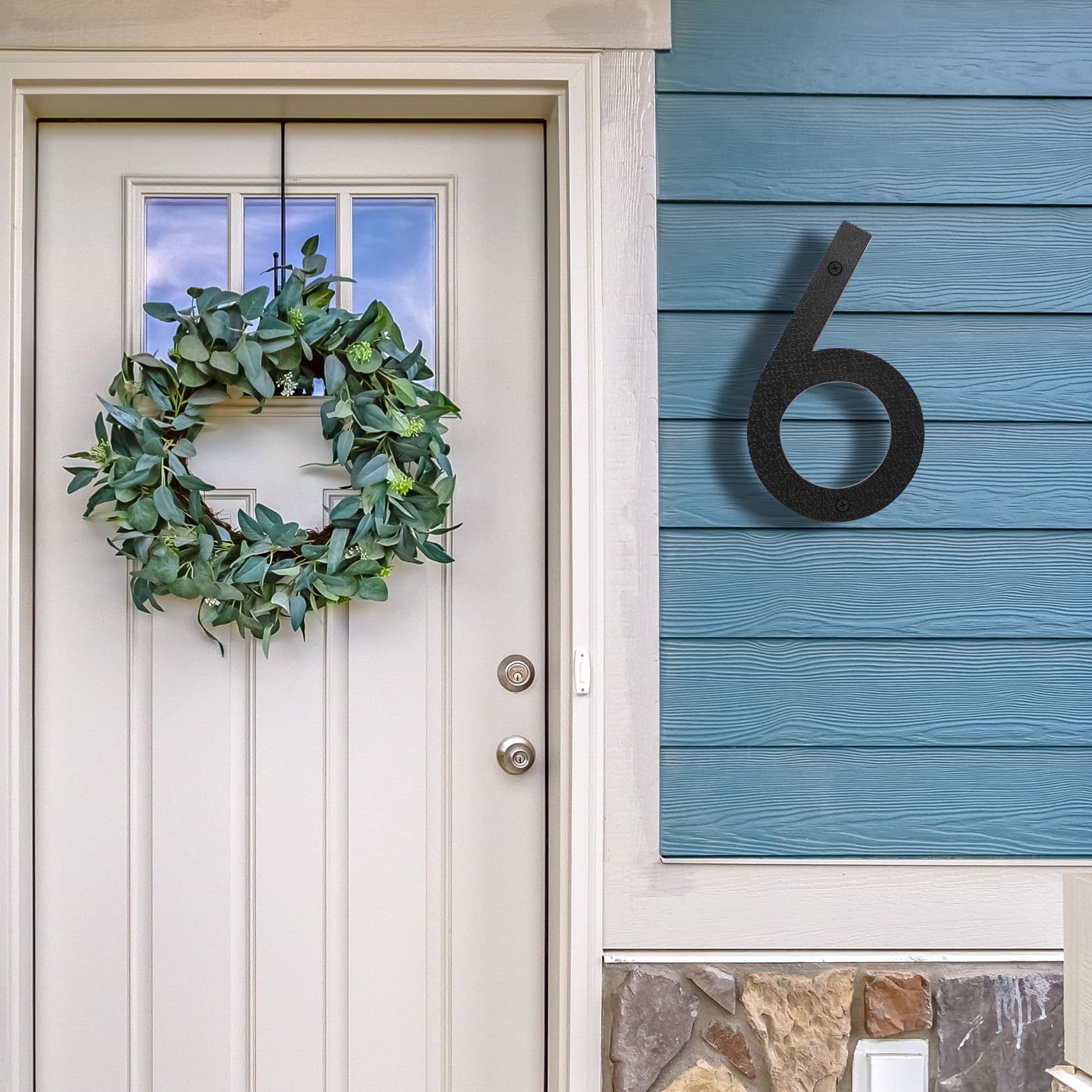 Snapklik.com : House Numbers For Outside Modern, 8 Inch Modern Floating ...