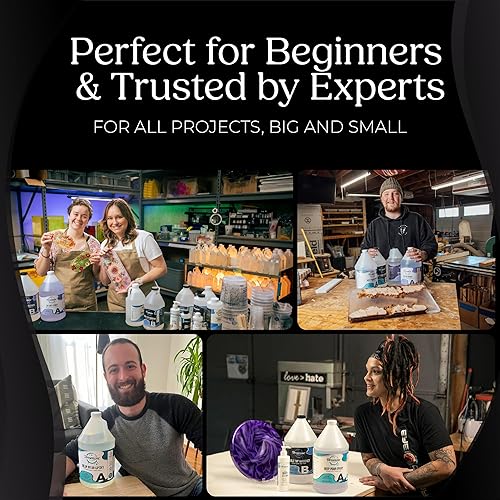 Miniatura 7 de Cubierta transparente de resina epoxy para mesa de bar kit de 1 galón