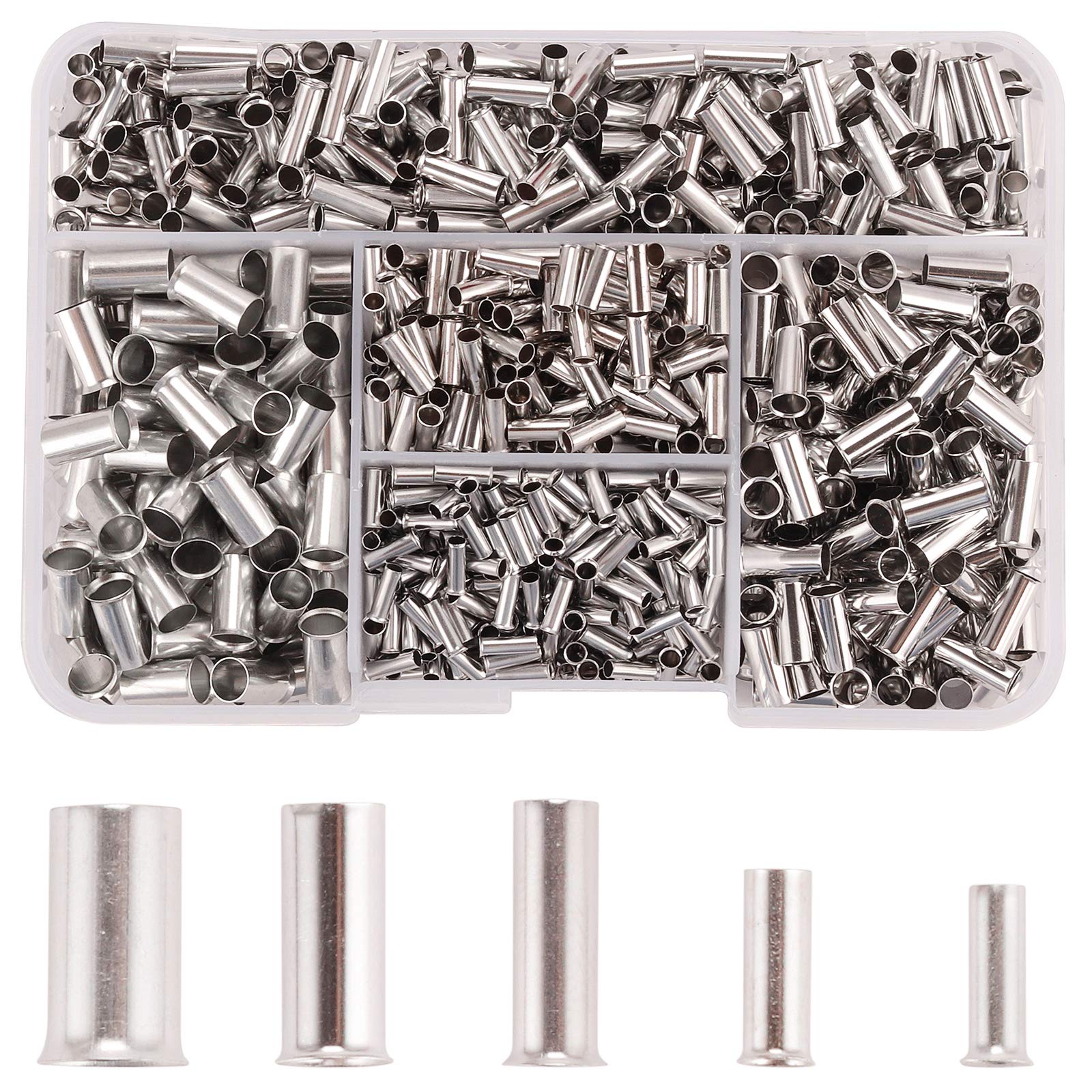 Buy Kinstecks 1250PCS Wire Copper Crimp Fitting Ferrules AWG 6 8 10 12