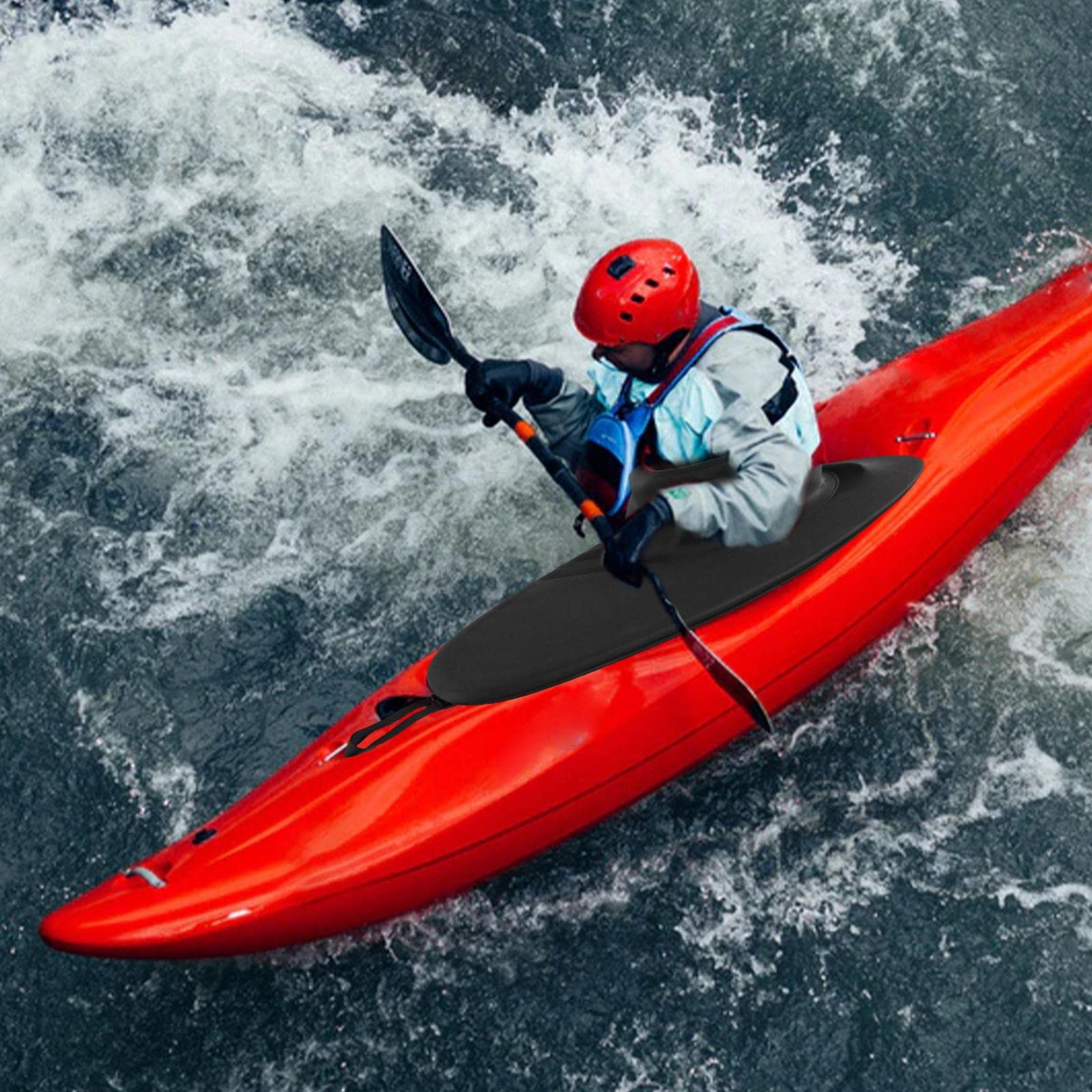 rockible Couverture Universelle Jupe de Pulvérisation de Jet de Kayak du Néoprène pour L'équipement
