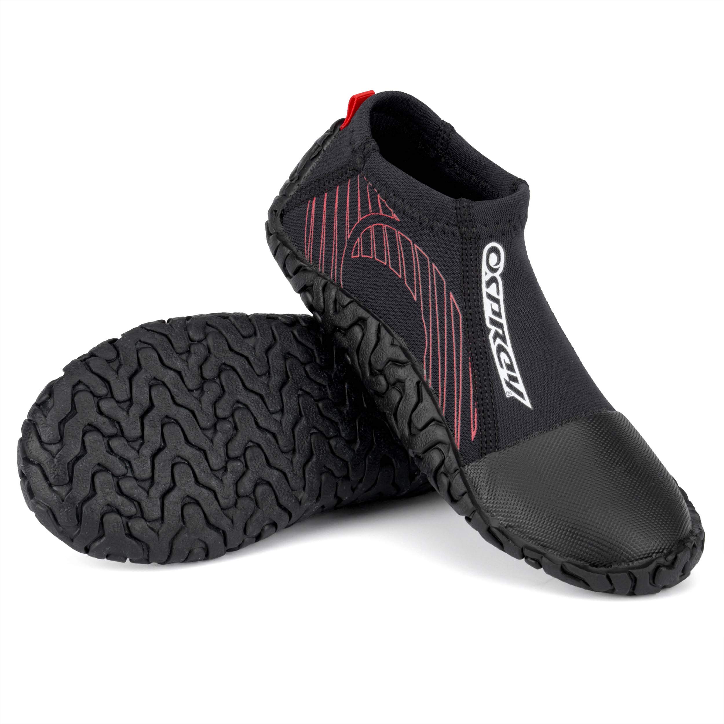 Osprey Kid's Reef Aqua Shoes - 2 mm Neoprene Water Shoes for Watersports and Beach, Multiple Sizes, Black