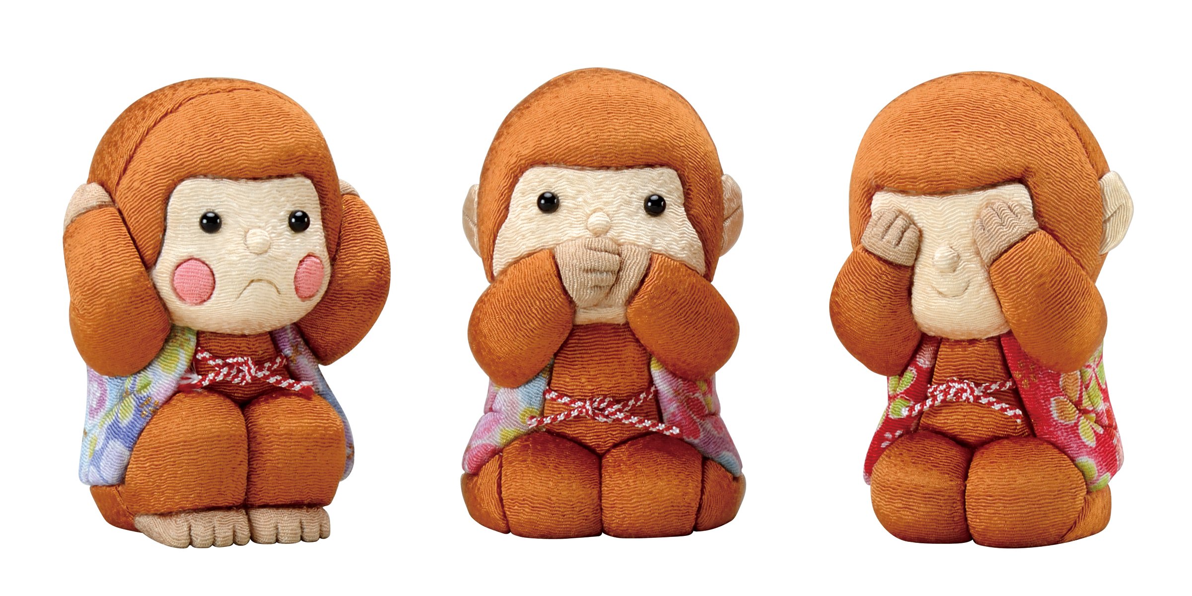 木目込み さる 木目込み さる