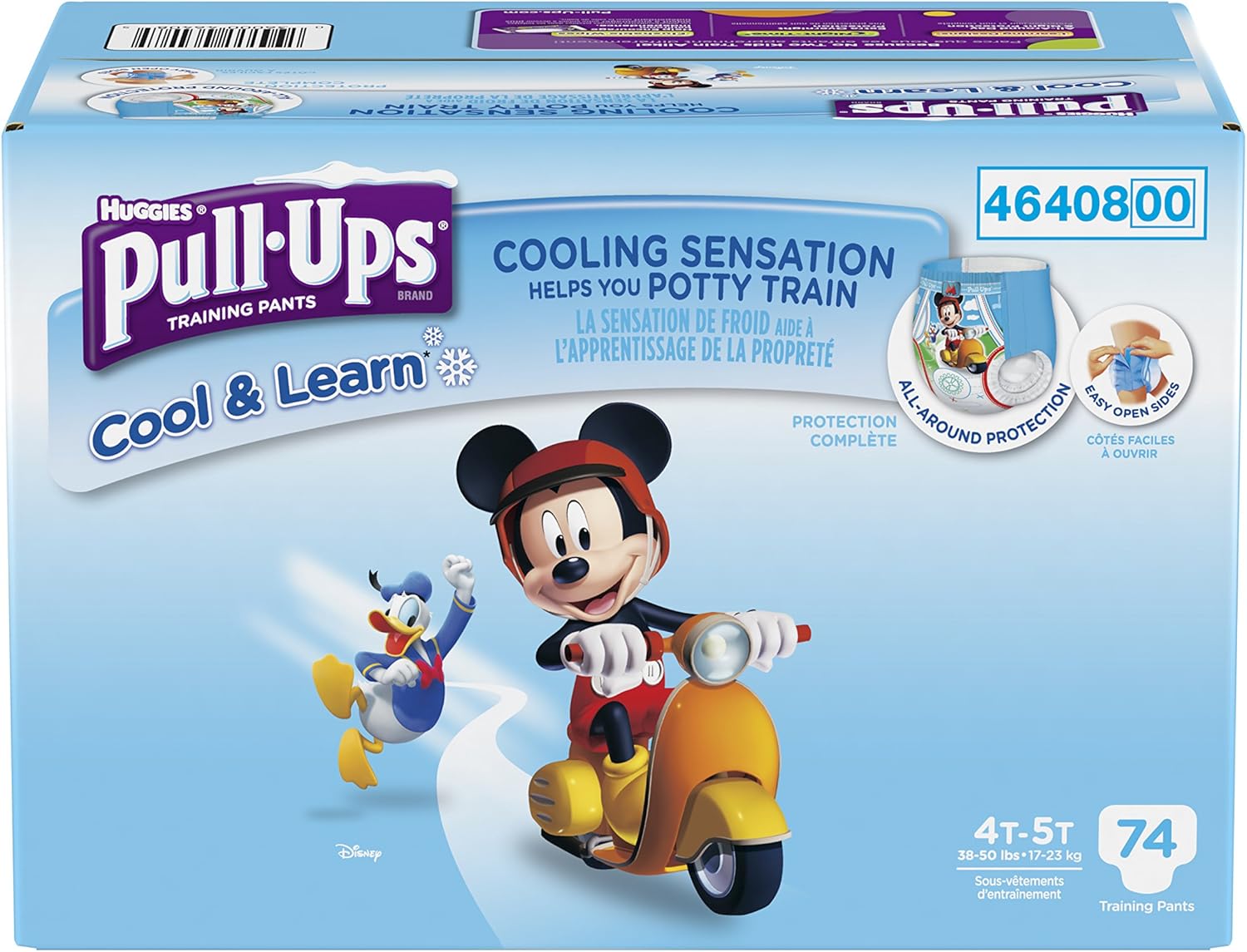 Pull ups Cool and Learn Training Pants for Boys, 4T5T, 74 Count