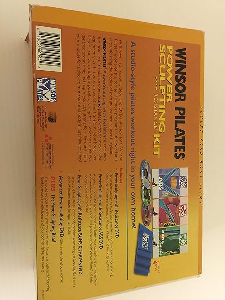 Amazon Com Winsor Pilates Power Sculpting With Resistance Kit 3dvd Set Band Daisy Fuentes Mari Winsor Movies Tv