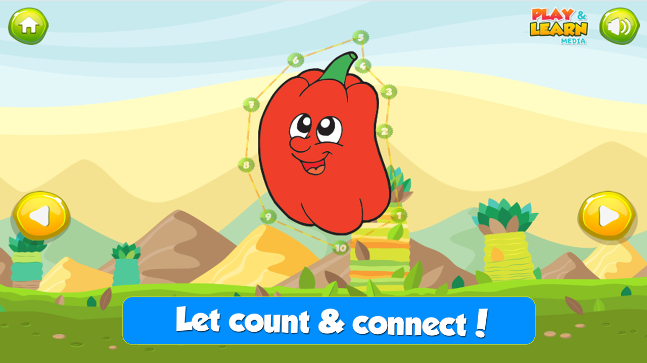 Kids dot to dot connect the dots baby games for one year olds to 8