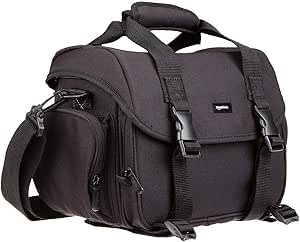 AmazonBasics Large DSLR Gadget Bag (Gray Interior)