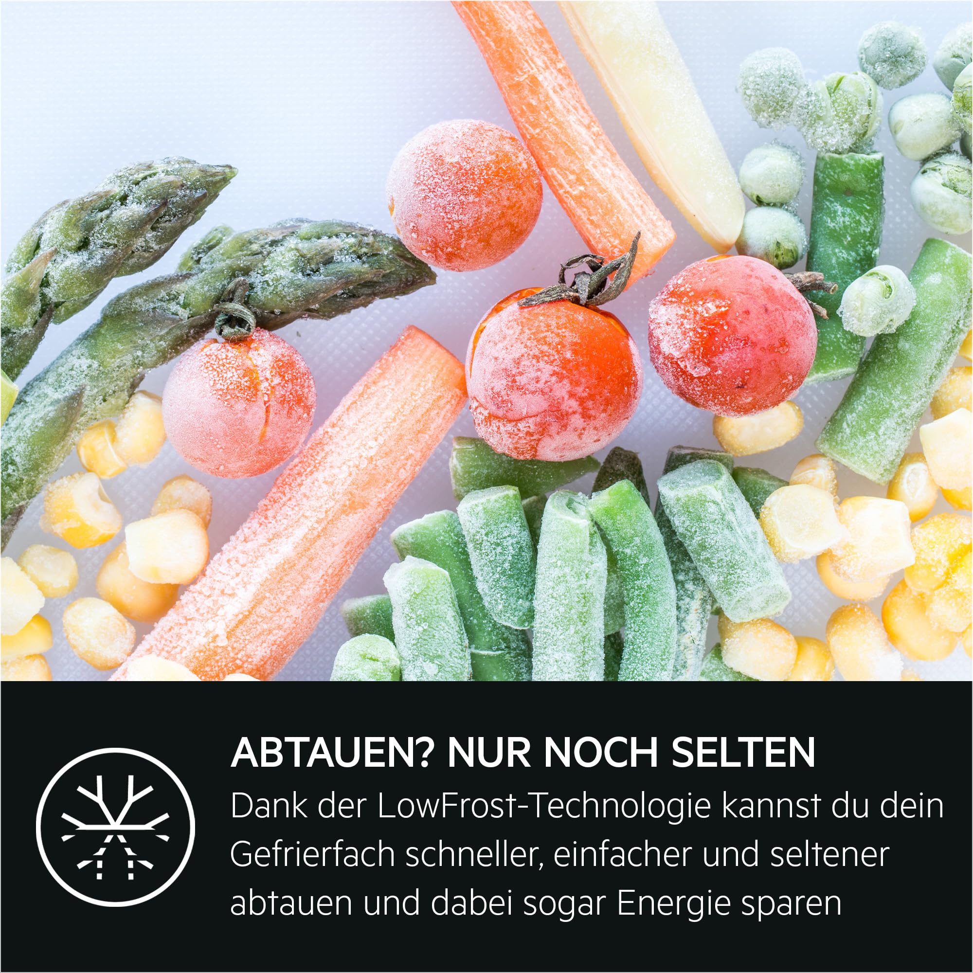 AEG Einbau-Kühl-Gefrier-Kombination 178cm, Serie 5000 ColdSense: schnelle Temperatur-Wiederherstellung, Kühlen 198L, Gefrieren 73L, LowFrost, LED-Display, Schnell-Gefrieren, Schlepptür, OSC5S183ES
