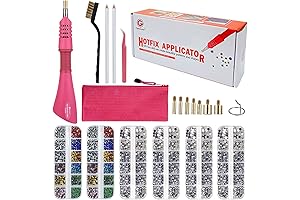 Maquina para Pegar Piedras en el Cabello: Genround Hotfix Applicator Kit