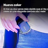 Vista 6 de Crucial X10 SSD portátil de 4 TB, hasta 2,100 MB/s, USB 3.2 USB-C, unidad externa de estado sólido, compatible con Windows, Mac y Android, Azul