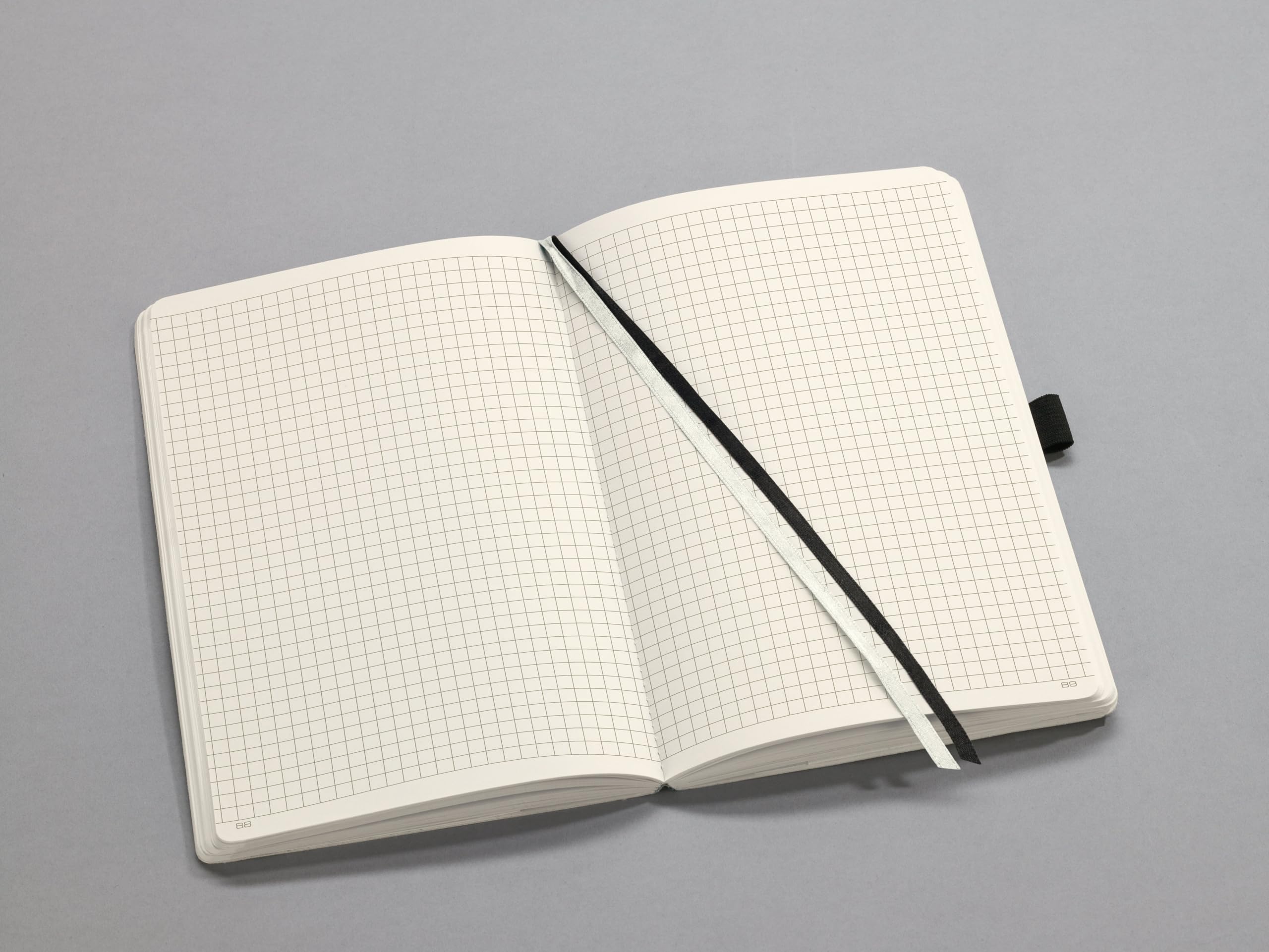 SIGEL Taccuino premium Conceptum A5 con copertina morbida - 3 pezzi | CO320, a quadretti, nero, ideale come diario personale, bullet journal, quaderno delle idee o quaderno per la scrittura
