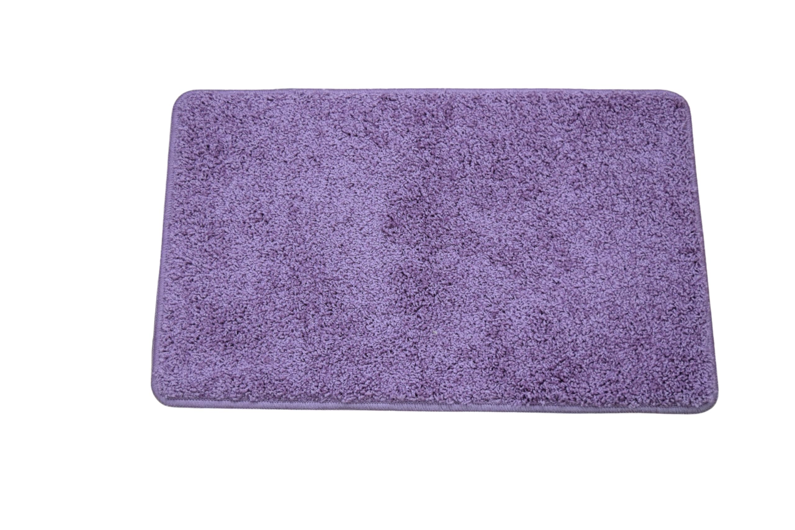 SrS Rugs® Non Slip Bath Mat - Super Soft Machine Washable Rug - Multiple Colours & Sizes (Heather, 80cm x 150cm) — image 1