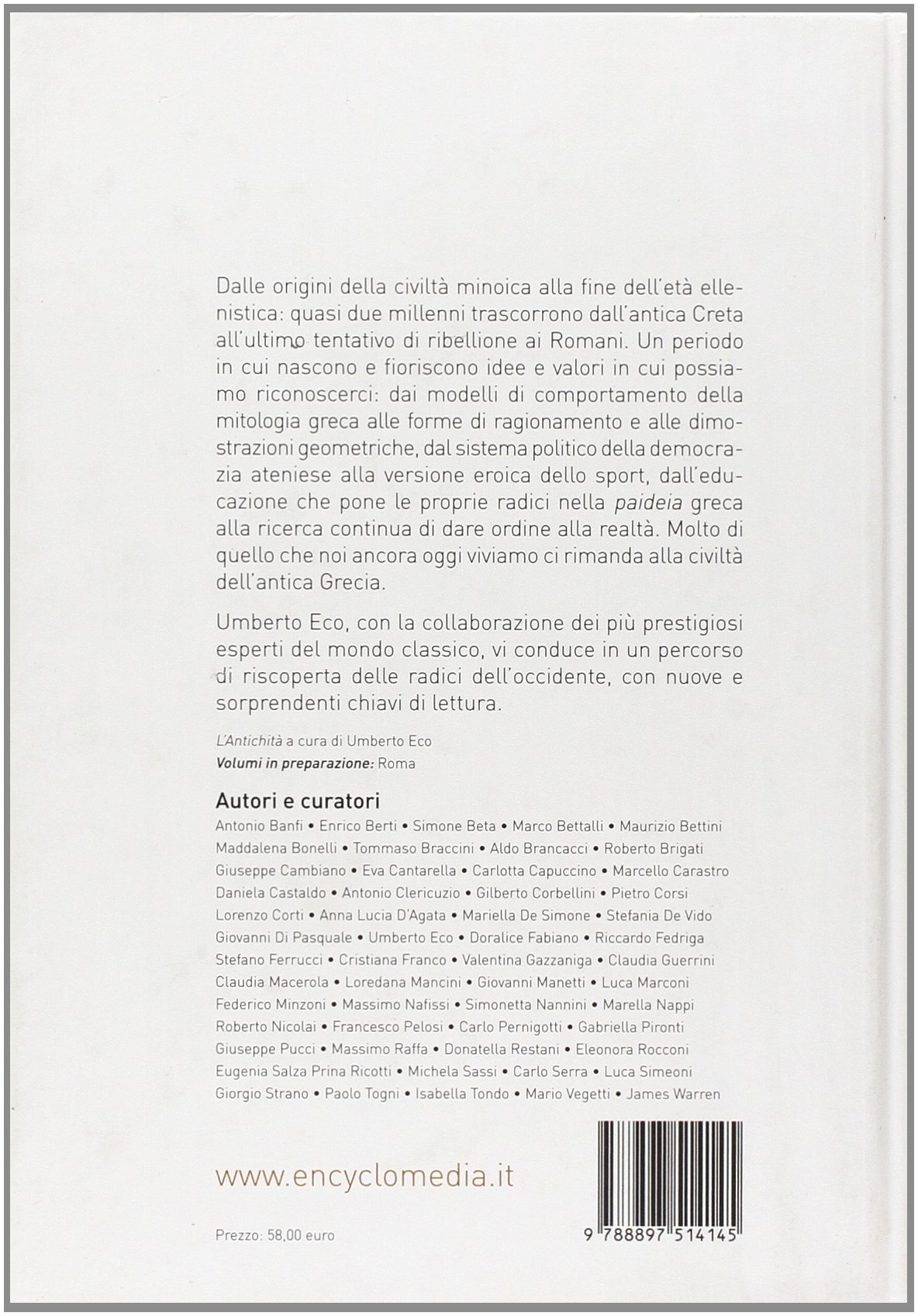 L'antichità. Grecia