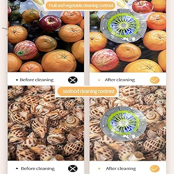 Fruit And Vegetable Washer Efficient Portable S, 2025 New Seattleget Fruit Vegetable Cleaning Machine Automatic Spinner Cleaner Device Cleaning D Vibrate P Food Sanitizer Device In Water