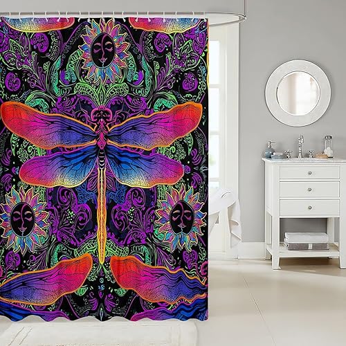 Miniatura 8 de Erosebridal Cortina de ducha con automóvil deportivo para niños, Galaxy Aurora, cortina de ducha de automóvil de carreras, cortina de baño para