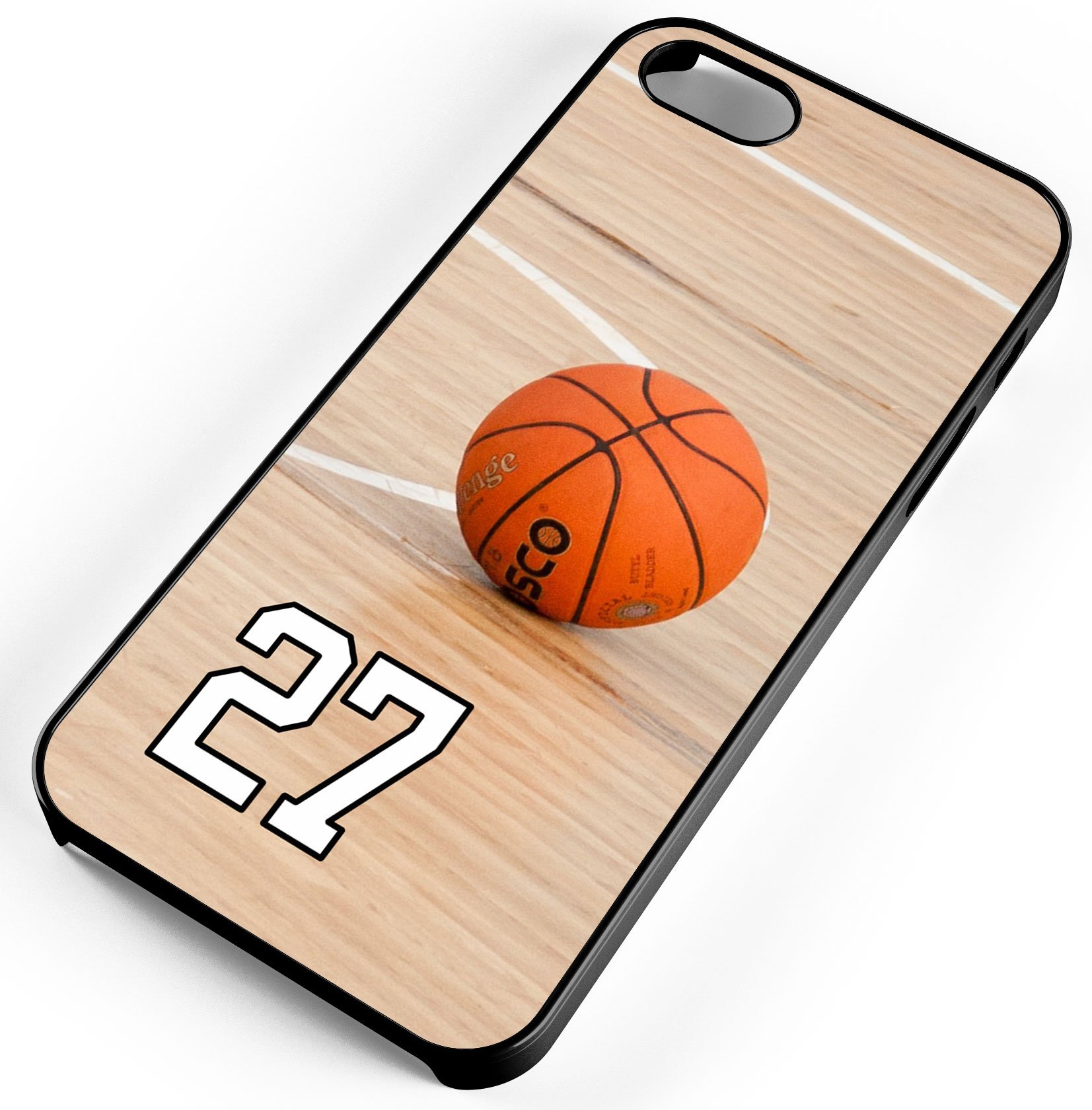 Amazon Iphoneケースiphone 6 Plus 6 バスケットボールセンターコートにジャンプボールanyカスタムジャージー番号ブラックプラスチック Tydcip6pbp0027 ケース カバー 通販