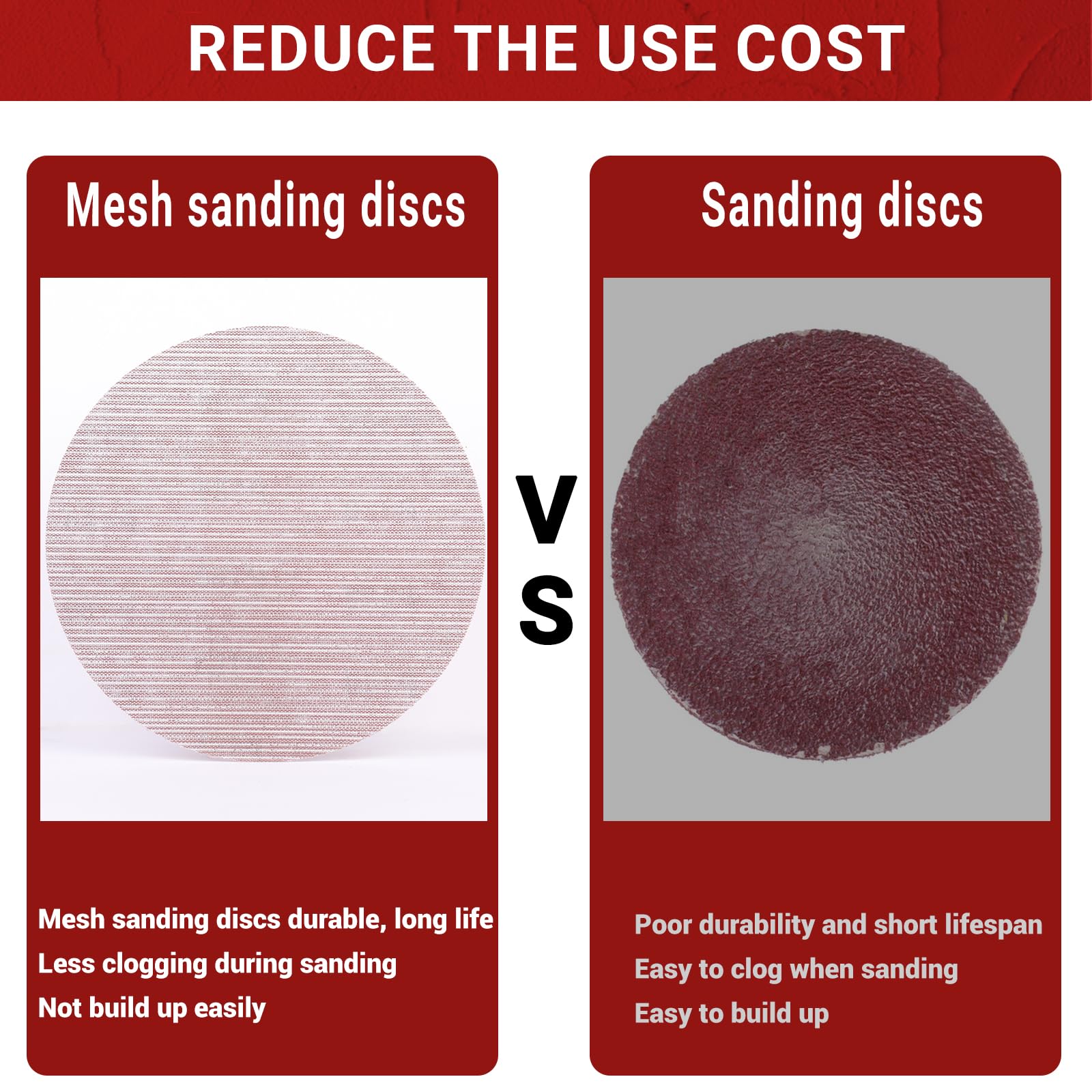 Sruhrak 150mm Mesh Sanding Discs - Image 3