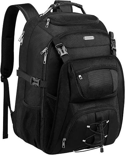 Mochilas extra grandes para laptop, mochila universitaria XXXL de 21.7 pulgadas, compatible con la TSA, paquete de juegos de negocios aprobado por