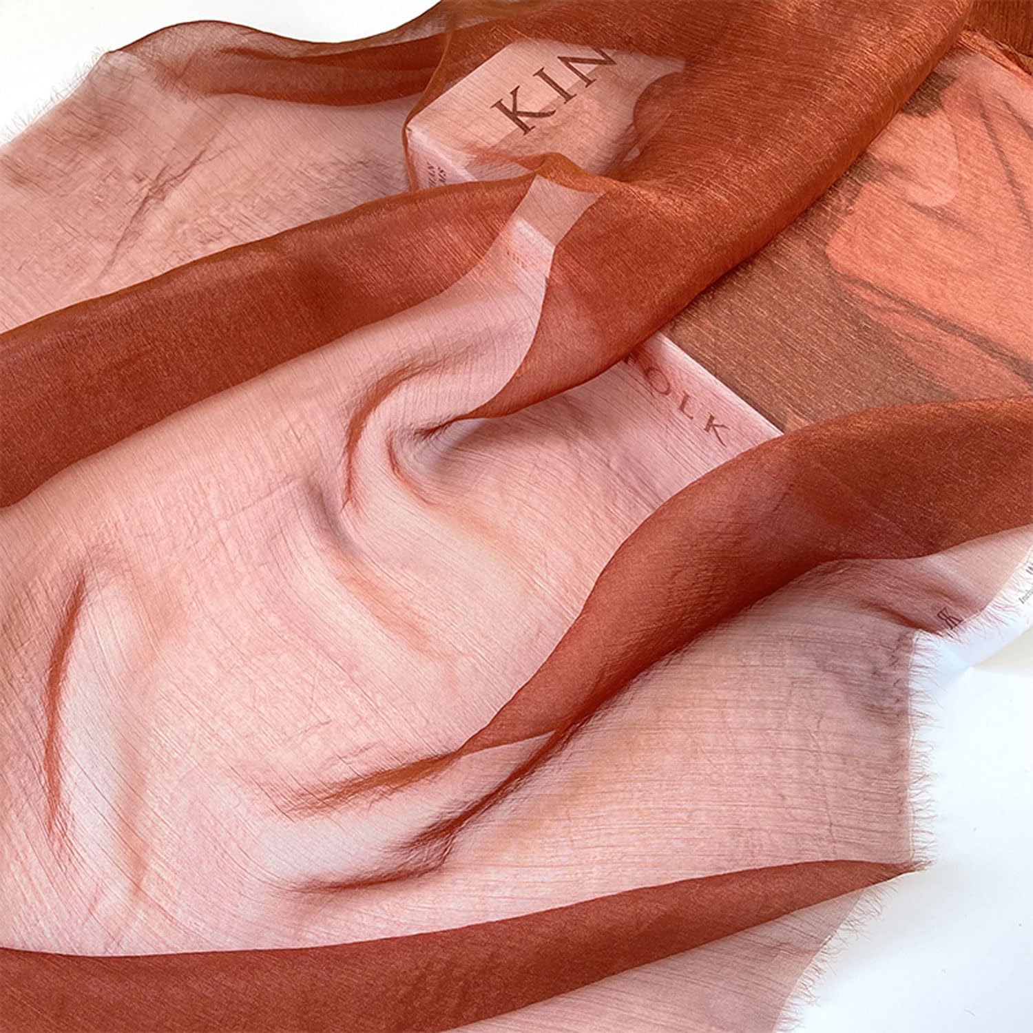 Chiffonさま　専用！ KKF7430-58 2 ピンストライプジョーゼット広巾｜無地染