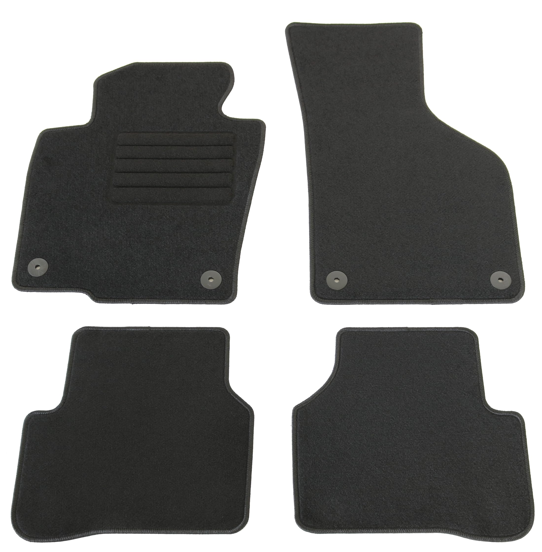 AD Tuning Auto Fußmatten 4-teilig passgenau für VW Passat 3C / B6 + B7 1/2007-10/2014 (inkl. Variant + CC) Textil