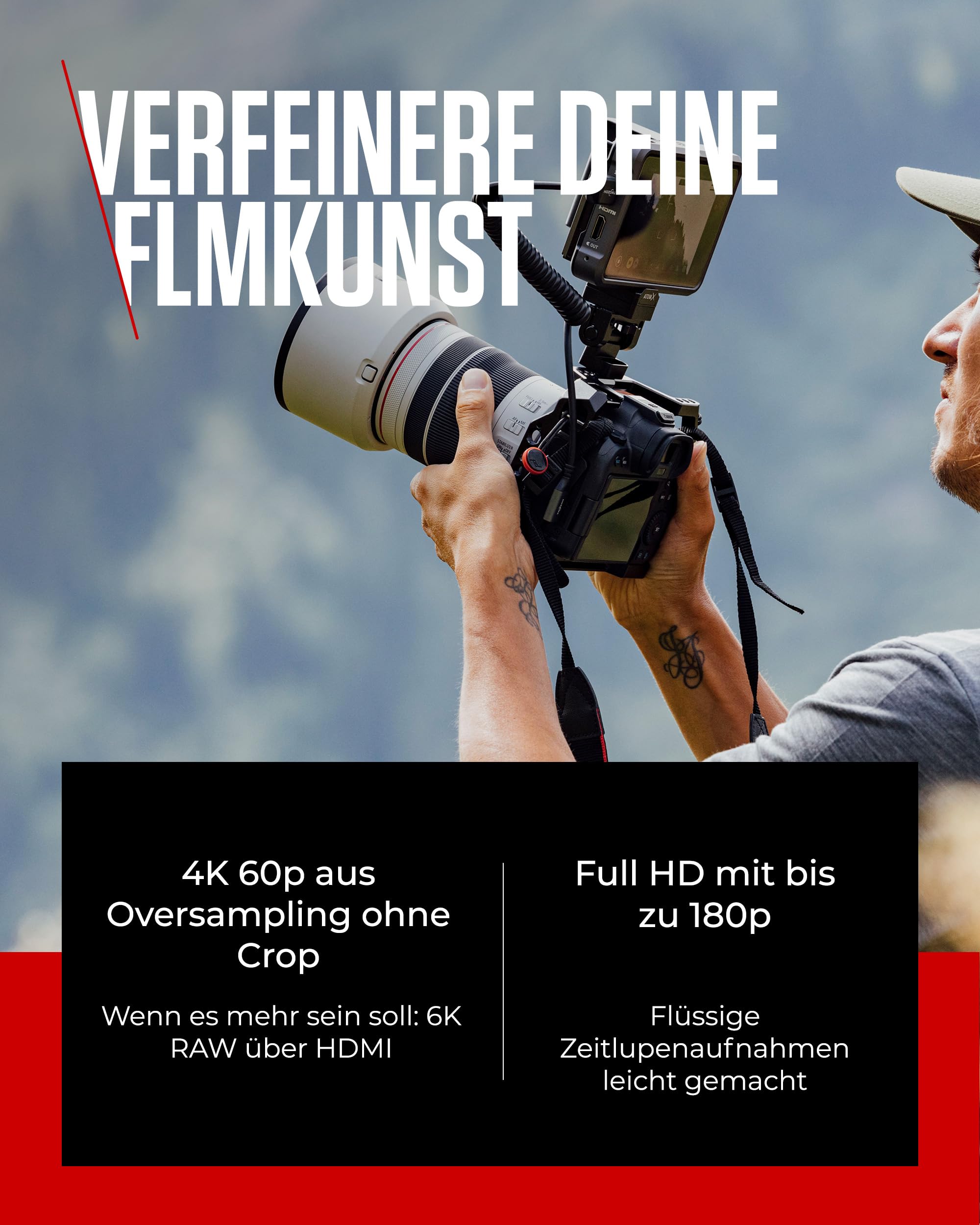Canon EOS R6 Mark II Systemkamera Spiegellose Vollformat 4K Video 40 Bilder/Sekunde Wi-Fi Bluetooth