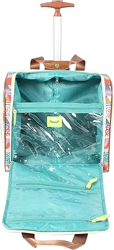 Miniatura 5 de Lily Bloom Designer - Maleta de viaje de 15 pulgadas, para viajes cortos, fin de semana, negocios, equipaje ligero, maleta de 2 ruedas giratorias,