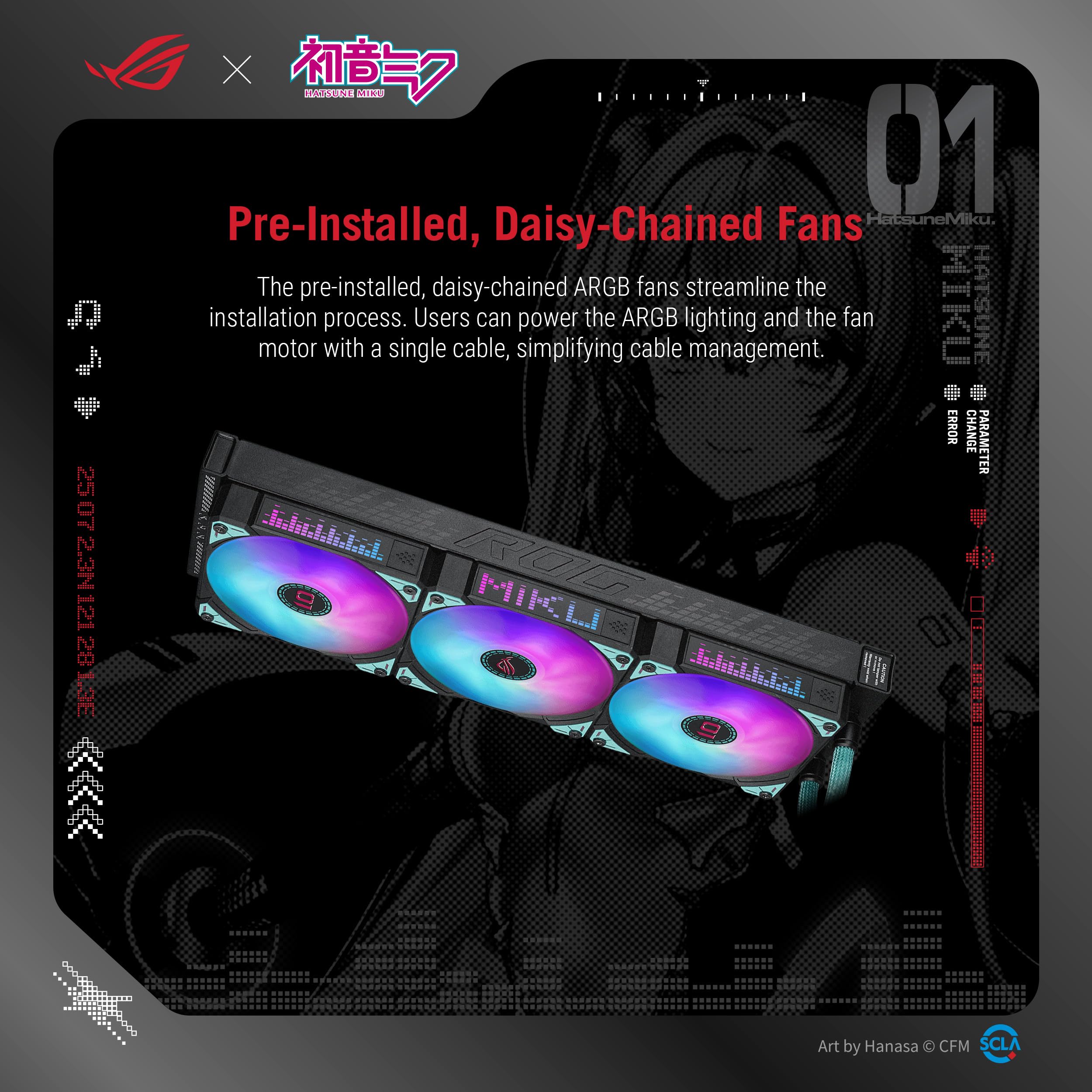 ASUS ROG RYUO IV 360 ARGB Hatsune Miku Edition with Curved 6.67