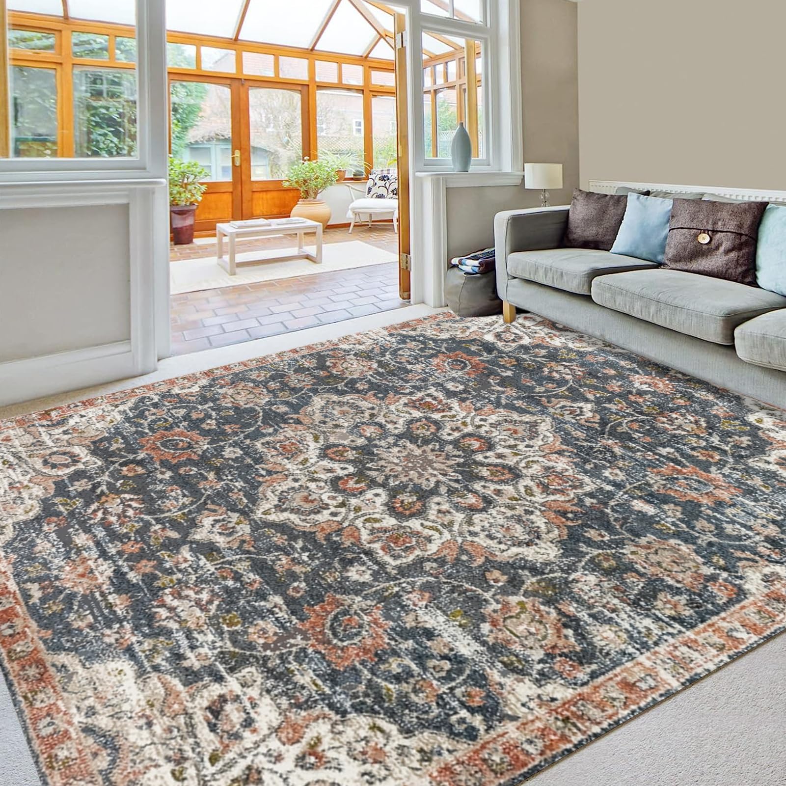 Amazon.com: Washable Area Rugs 1.5x2.5ft Rug Non Slip Rugs Low