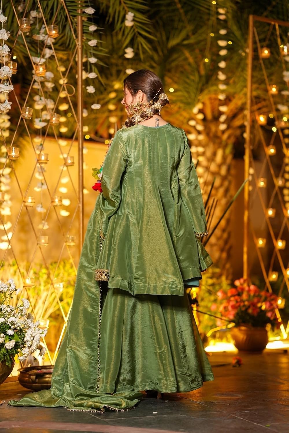 Casual Style Salwar Suit Set With Dupatta Kurti Pant Easy Daily Traditional Outfit