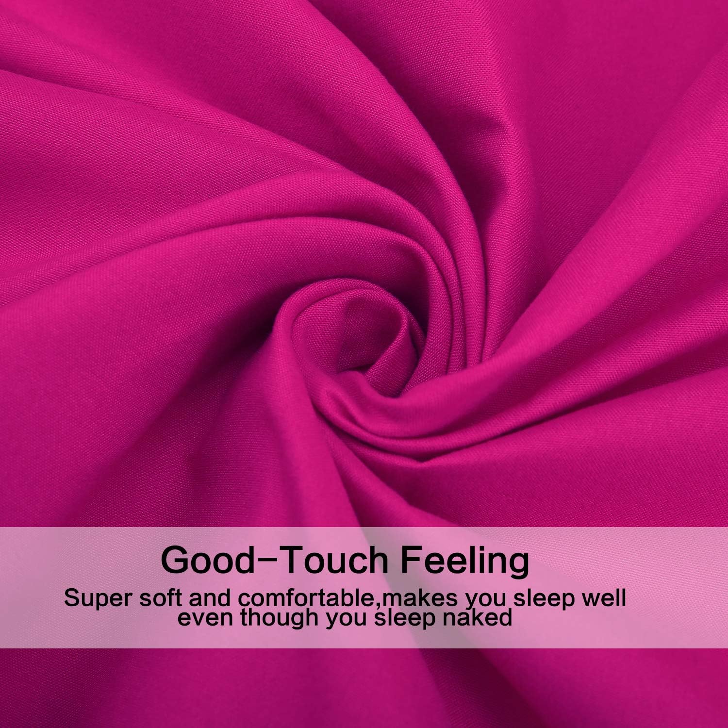 Best Season 400 Thread Count Cotton Full Size Sheet Set (Rose Red Color) 4 Piece - 100% Long Staple Cotton Sheets Set, Soft Cotton Bed Sheets Sets with Deep Pocket fit Upto 16 inch