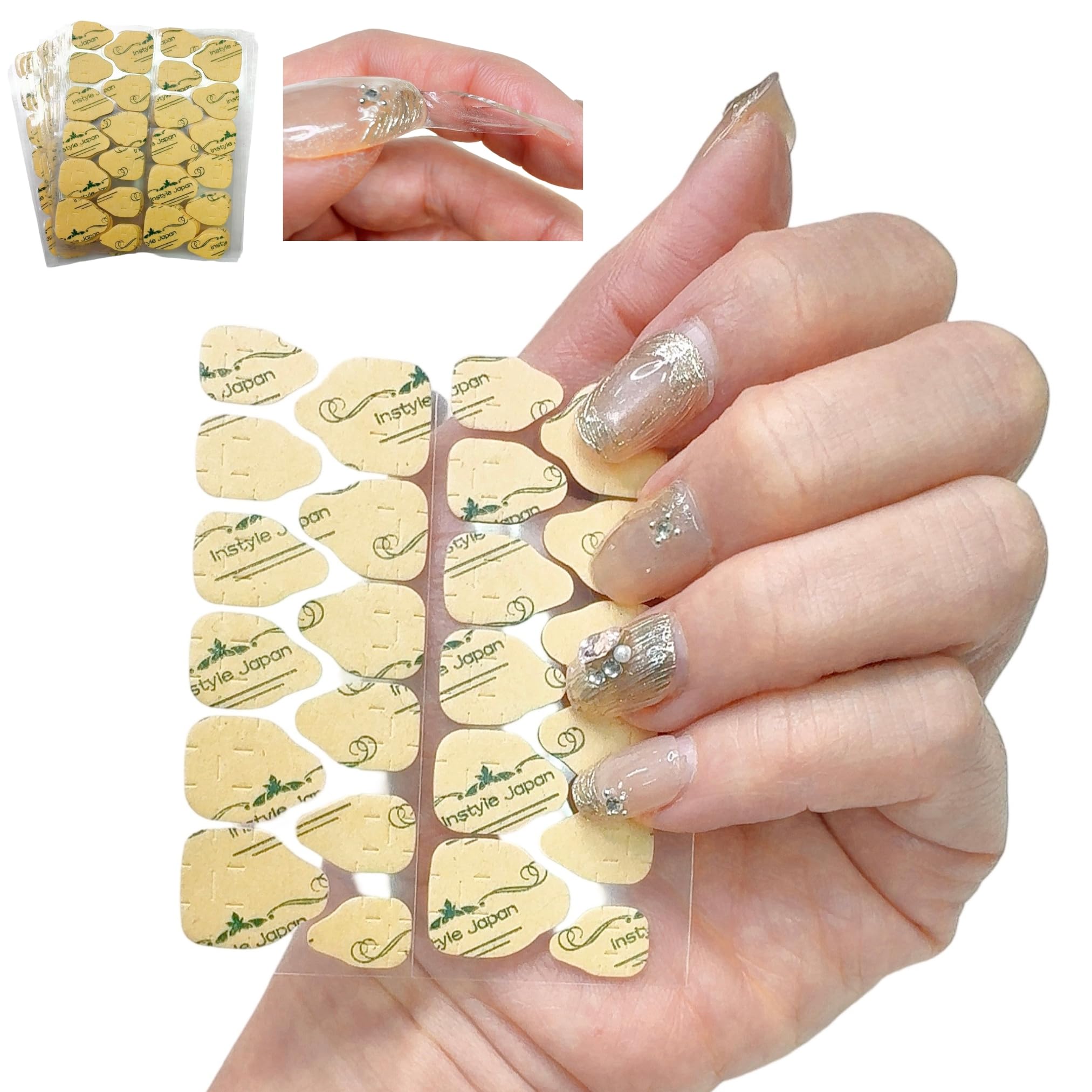 y テープ付きネイルチップ SHOBIDO ネイルチップ用グルーテープ 72枚入 TN81281 定形外郵便送料