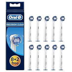 Oral-B Precision Clean Replacement Toothbrush Heads Pack of 10 Compatible with Oral-B Electric Toothbrush Handles