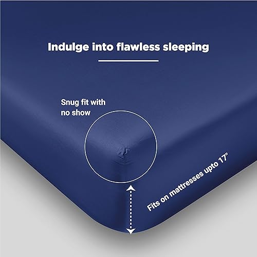 Miniatura 3 de Fabdreams - Juego de sábanas de algodón 100% orgánico, tejido de percal, 4 piezas, 300 hilos, certificado GOTS, transpirable, fresco, acabado de