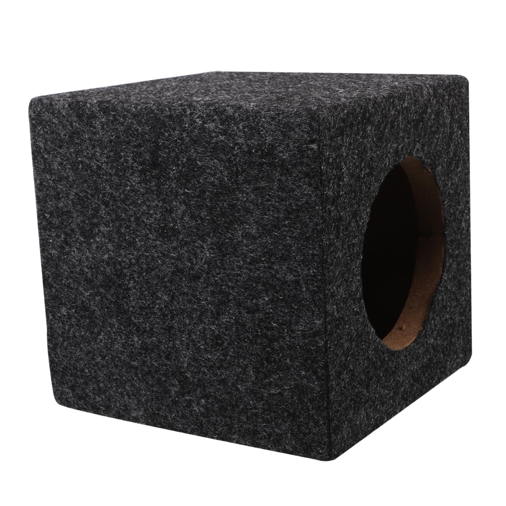 Mikinona Car Audio Subwoofer Box Wooden Speaker Enclosure for Trucks Durable Easy Setup Design Reliable Sound Quality for Custom Audio Systems