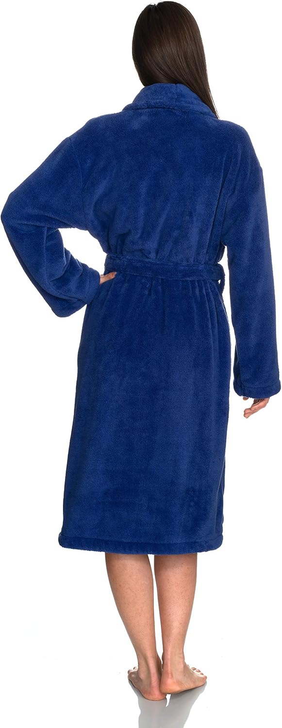 TowelSelections Womens Robe Super Soft Plush Bathrobe Fleece Spa Bath Robe for Women - Image 2
