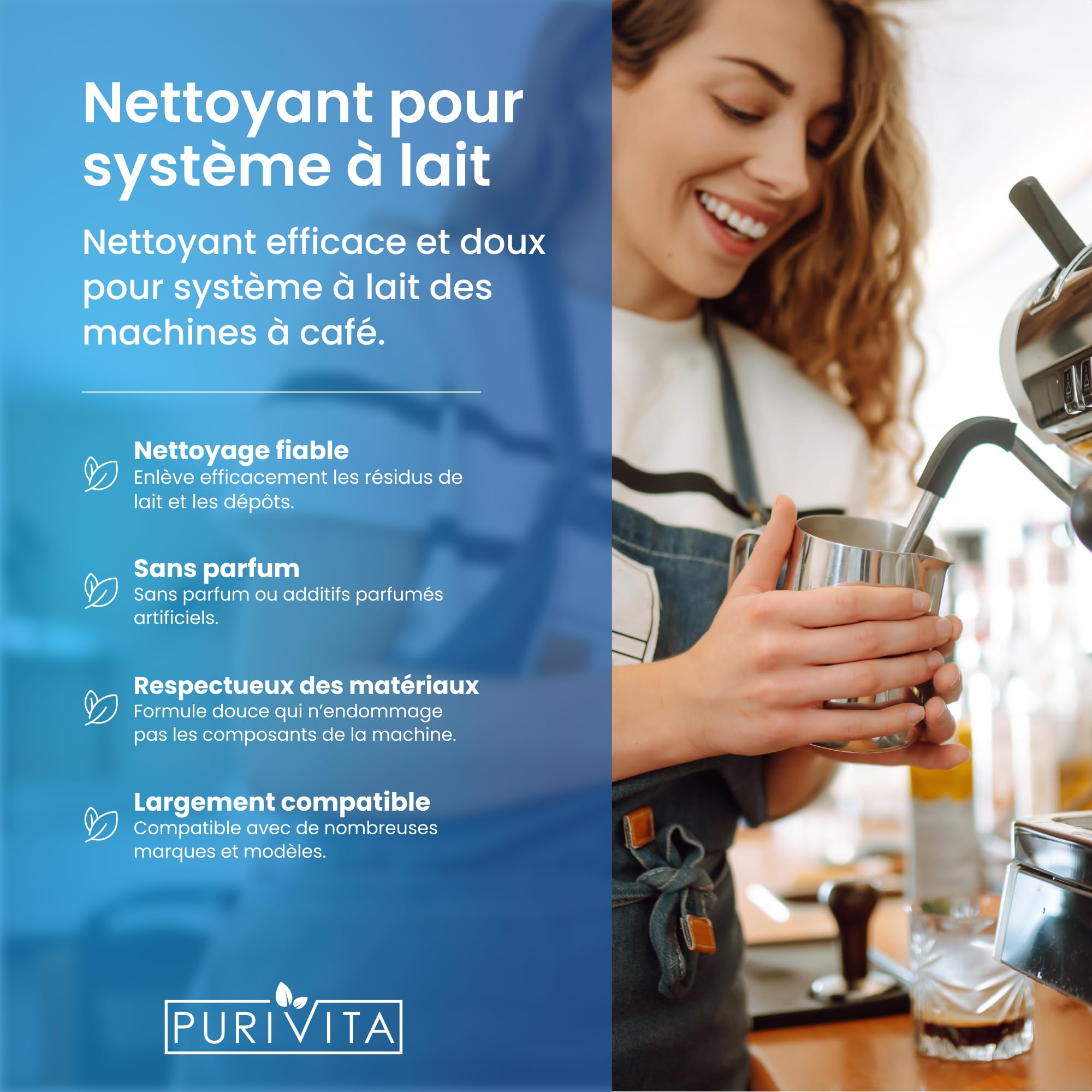 Image secondaire de Purivita Nettoyant Universel pour Machines à Café - 5000ML