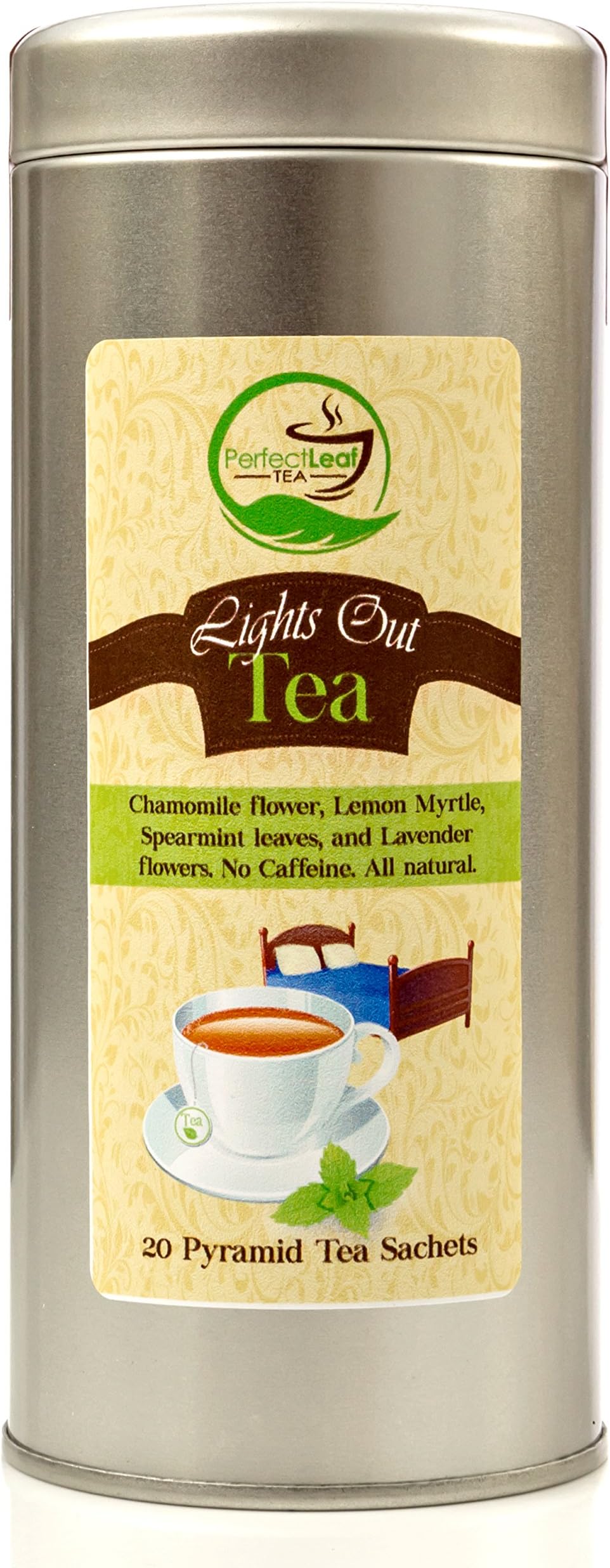 Lights Out Tea-Night Time-Relax Time-Bed Time-Sleepy Time
