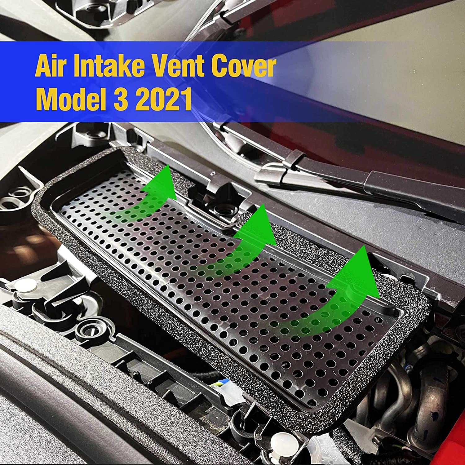 TopTech Air Intake for 2021 Tesla Model 3 Air Flow Vent Intake Air