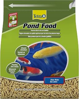Tetra PondFood Premium Koi & Goldfish Food Sticks, 1.25 lb - Vitamin-Enriched Floating Diet for Healthy Ponds
